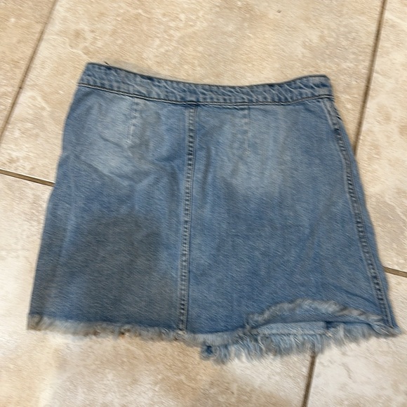 Blank NYC Pieced Denim Wrap Skirt 25 - Picture 7 of 8